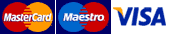Maestro, Mastercard, Visa